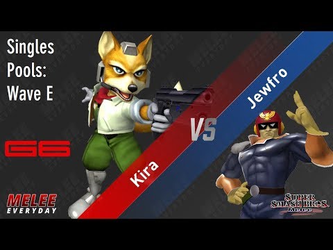Genesis 6 - Kira (Fox) vs. Jewfro (Captain Falcon) - SSBM - Singles Pools
