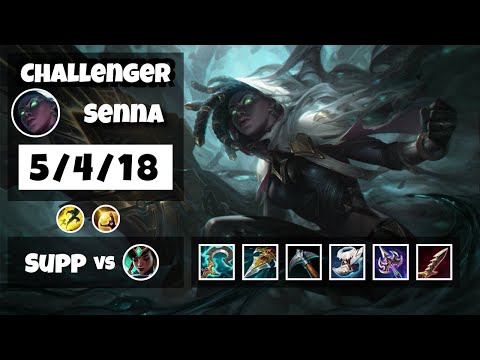 Senna Challenger Gameplay S11 Replay 11.11 Support (5/4/18) - OCE