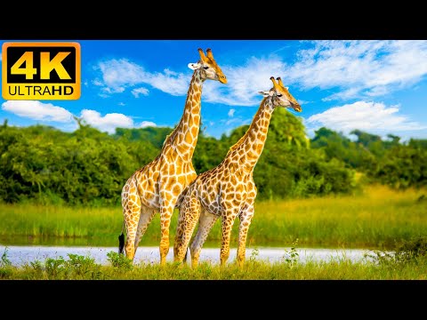🔴 4K Unique Wildlife Of Chobe National Park, Botswana - Wild Animals Of Africa With Relaxing Music