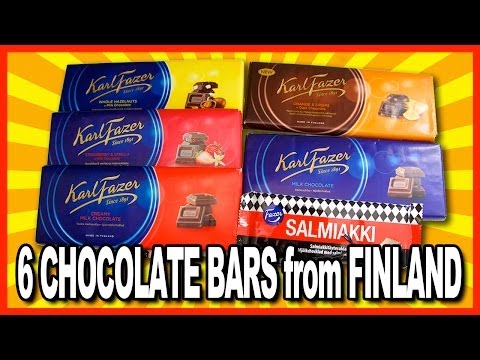 6 Chocolate Bar Review, from Finland thanks Pekka