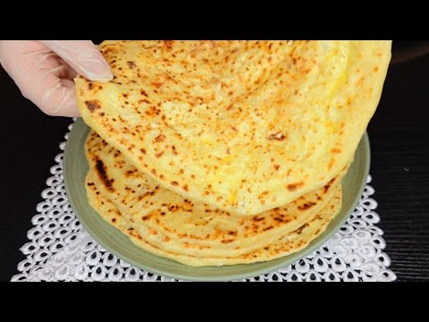 Balloon Flatbread With Cheese | Khachapuri - Georgian Cheese Bread