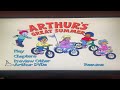 Arthur Arthur S Great Summer DVD Menu Walkthrough 2002