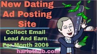 New Harlothub Dating Ad Posting Site 2019 | Collect Email Lead And Earn Per Month 200$