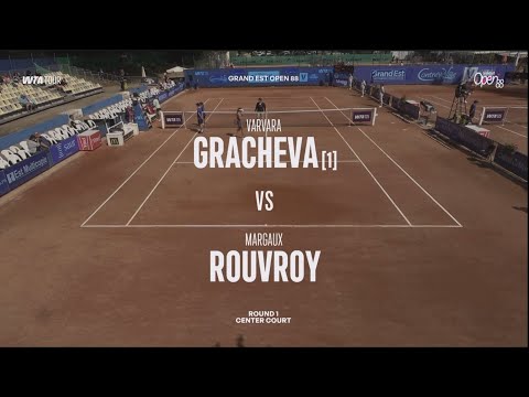 Varvara Gracheva (FRA) vs Margaux Rouvroy (FRA)  -  Game, Set and Match Point
