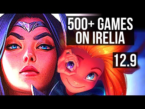 IRELIA vs ZOE (MID) | Legendary, 500+ games, 12/2/1 | KR Master | 12.9