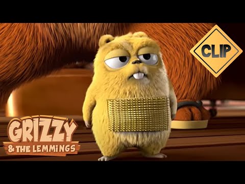Grizzy devient une cible vivante pour les Lemmings - Grizzy & les Lemmings