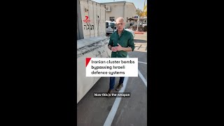 Iranian cluster bombs bypassing Israeli defence systems