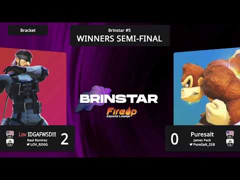 IDGAF WHAT SHE DOIN!!! (Snake) vs Puresalt (Donkey Kong) - Brinstar #5 Winners Semi Finals