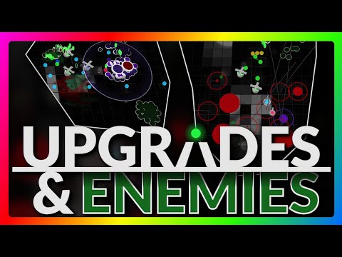 Let's Try - Upgrades and Enemies - a fun top down shooter incremental game with chaos drones