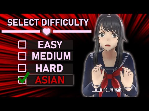 I Tried "Asian" Difficulty In Yandere Simulator (and it hurt my soul)