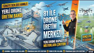Türkiye'den Dev Hamle! 81 İle Drone Üretim ve Eğitim Merkezi Kuruluyor