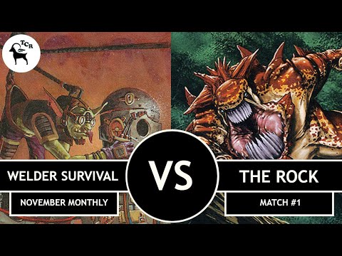 Welder Survival vs The Rock - Premodern Monthly Open November 2021 Match #1