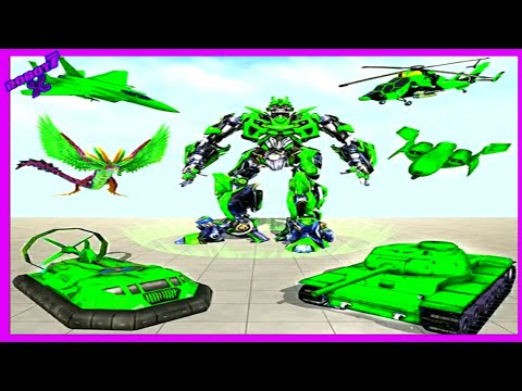 Helicopter Robot Car Transform Android gameplay
