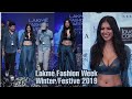 Malavika Mohanan Ramp Walk For Designer Vineet And Rahul Lakmé Fashion Week Winter Festive 2019