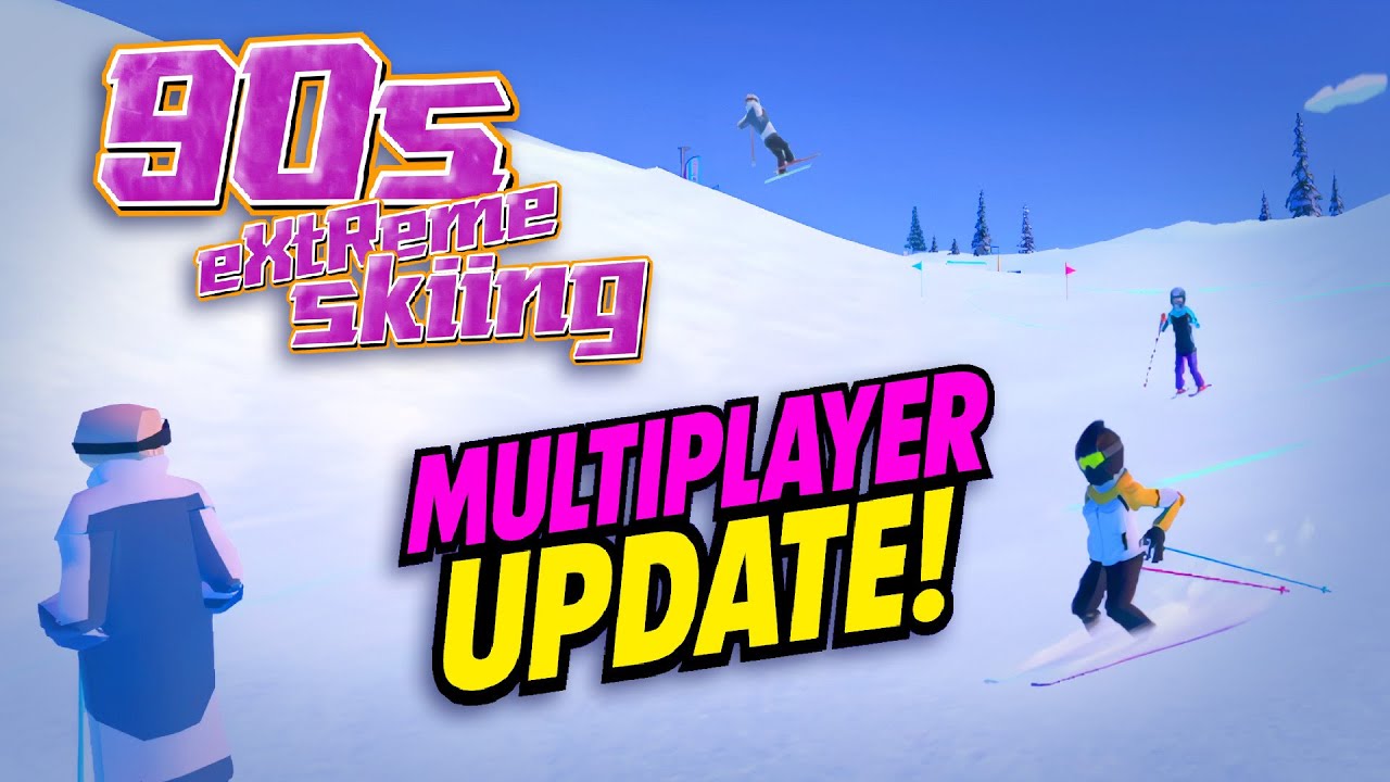 Gameplay video of 90s Extreme Skiing  Playstation