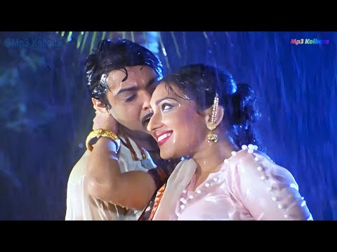 AAJ BRISTI BHEJA RAATE ( আজ বৃষ্টি ভেজা রাতে ) | সাধনা সরগম | Sohail Kaul | Prosenjit Rituparna Song