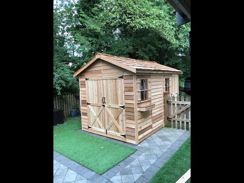 Cedar Shed BoatHouse Shed  - BT812 - Assembled in a Day