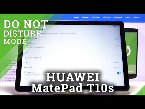 How to Turn On DND Mode on HUAWEI MatePad T 10S – Silent Mode