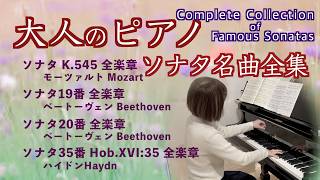 Download lagu 【👑 大人のピアノ ソナタ名曲全集】ソナチネアルバムで弾く名曲メドレー  モーツァルト・ベートーヴェン・ハイドン  中級まで💫 @1211piano  mp3