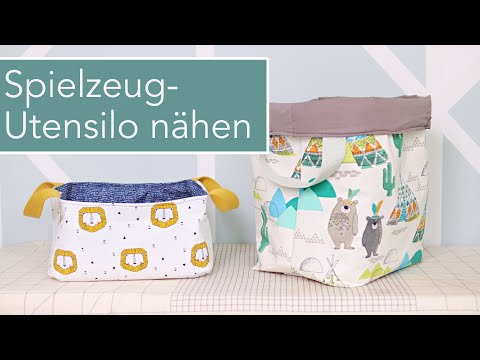 Spielzeug Utensilo für Babys und Kinder nähen