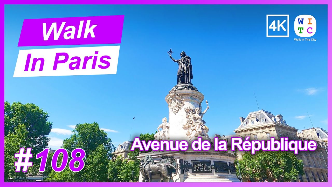 Watch video Avenue de la République, Paris, France Avenue de la République, Paris, France