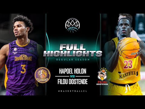Hapoel Holon v Filou Oostende | Full Game Highlights | #BasketballCL 2023-24