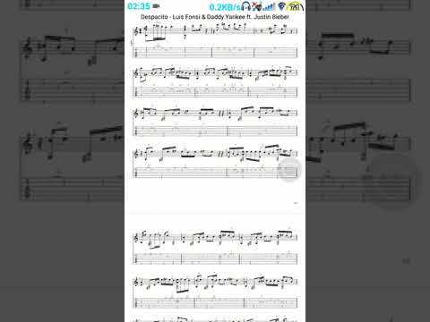 Despacito free guitar tabs/Notations (Link below)