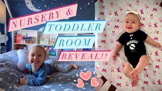 Nursery & Toddler Room REVEAL!!
