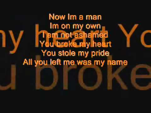 A.J. McLean - Sincerely yours (with lyrics)