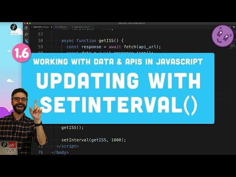 1.6 Refreshing Data with setInterval() - Working with Data and APIs in JavaScript