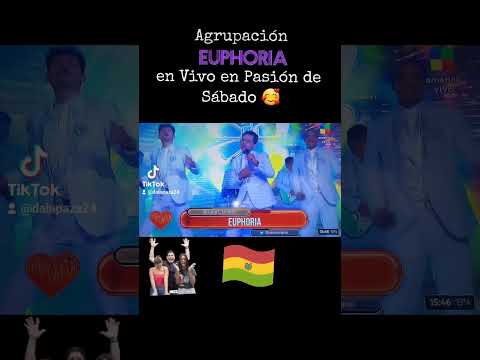 Agrupación Euphoria en vivo en Pasión de Sábado 2023