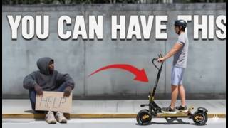 I gave a $1,000 scooter to a guy asking for help