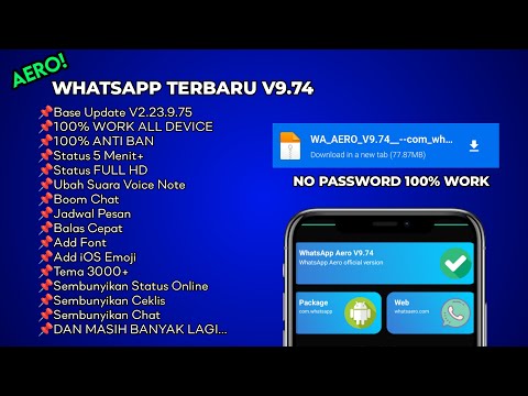  Whatsapp aero v9.74 updated