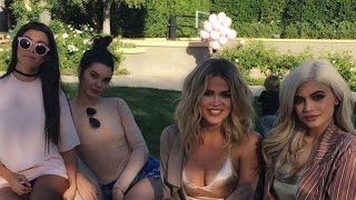 Kim, Khloe and Kourtney Kardashian Rock 'DILF' Hats, Reunite With Kendall and Kylie Jenner