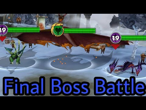 The Final Boss Battle vs Axewing- Berk at Work - New Gauntlet Event - Dragons:Rise of Berk