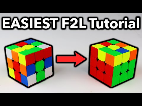 The EASIEST F2L Tutorial Ever | How To Learn Rubik's Cube F2L
