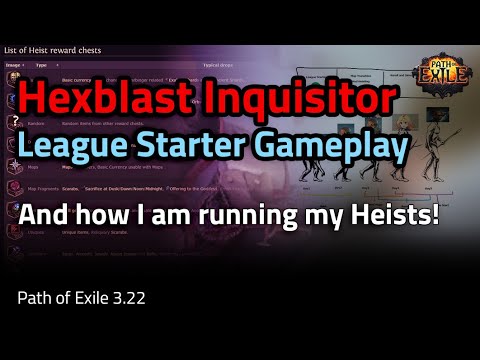 Heisting and Hexblast Inquisitor League Starter Gameplay - Path of Exile 3.22
