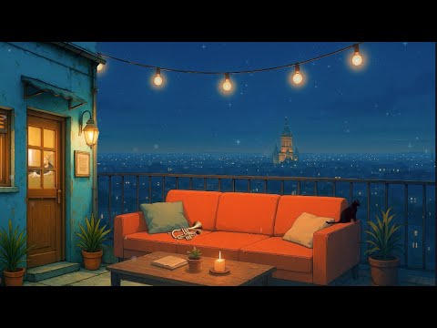 🔴 K-lu - Night in Timișoara | Balcony Lo-Fi Jazz & Hip-Hop