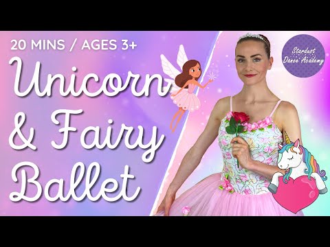 Unicorn & Fairy Ballet 🦄 Beginner Family & Kids Dance Class | Dance along & learn routines to music