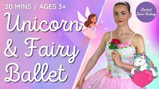 Unicorn &amp; Fairy Ballet 🦄 Beginner Family &amp; Kids Dance Class | Dance along &amp; learn routines to music