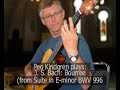 J. S. Bach: Bourree in e-minor BWV 996 @Per-Olov Kindgren  guitar