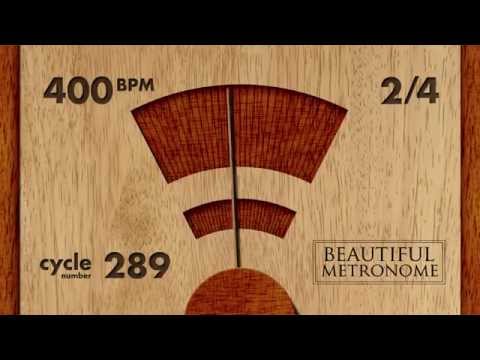 400 BPM 2/4 Wood Metronome
