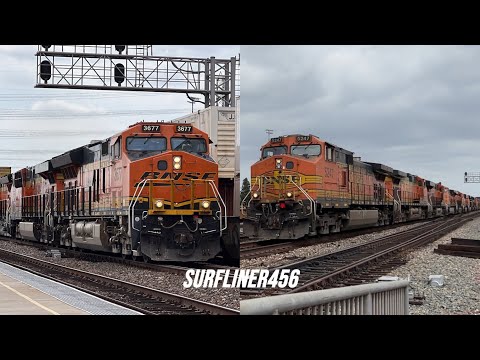 [HD] Railfanning Commerce 5/21/2022 | ft. BNSF 6969 AND 6666 LEADING, Horn Battles!