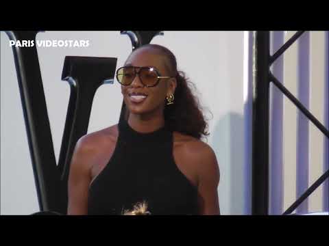 Irene Agbontaen, Uncle Waffles, Humbe, Kitty Cash etc @ Paris Fashion Week 24 june 2025 show Vuitton