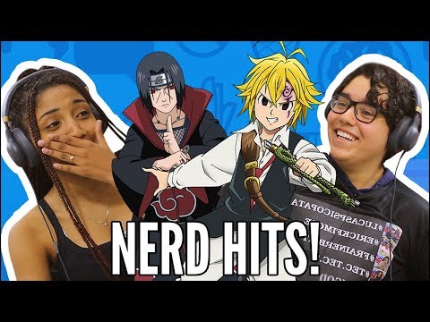 JOVENS REAGEM A NERD HITS - 7 MINUTOZ - ITACHI, PENNYWISE E MELIODAS