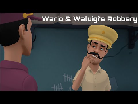 Wario & Waluigi rob the bank/arrest/escape