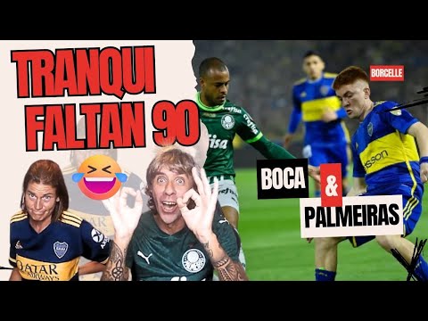 REACT​ REAÇÕES: BOCA 0 vs PALMEIRAS 0 - Resacciones de una hincha y el anti boca | Libertadores 2023