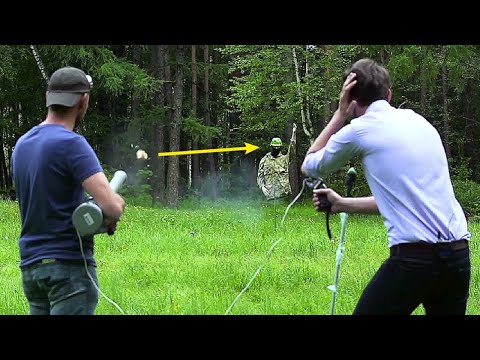 We Made and Tested a Potato Gun! // How to Make a Potato Launcher