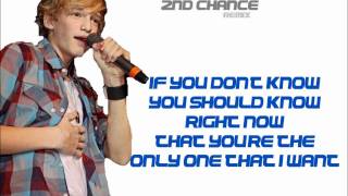 Cody simpson 2nd Chance remix ft. Tinchy Stryder karaoke - SING WITH CODY!