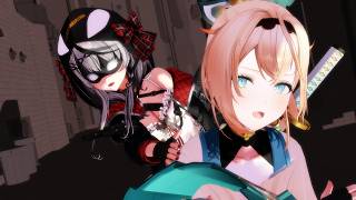 4K『Happy Halloween』風真いろは・沙花叉クロヱ【ホロライブMMD】